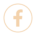 The facebook logo in a yellow circle.