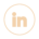 The linkedin logo in a yellow circle.
